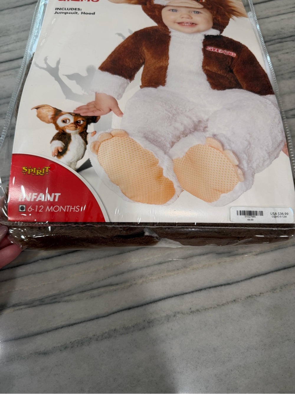Spirit Gremlins Gizmo Infant Costume - 6-12mths - Picture 3 of 3